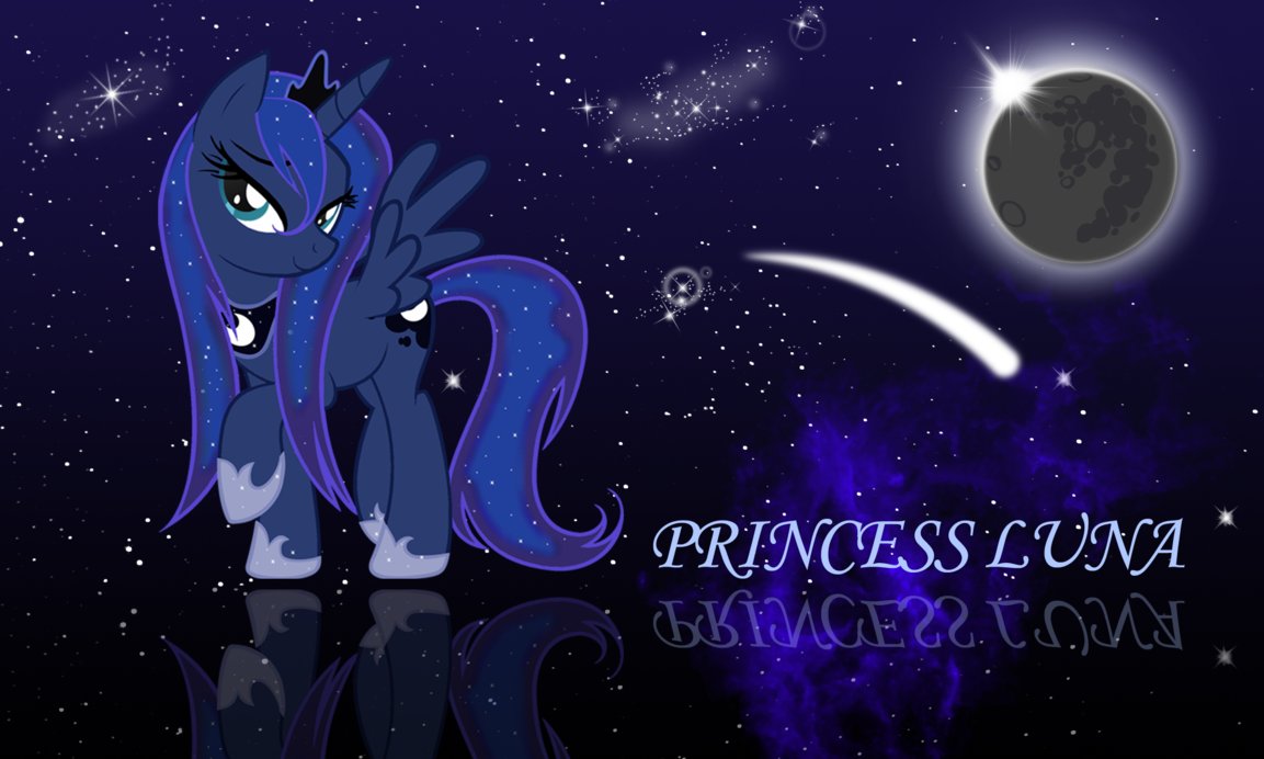Wet Princess Luna Wallpaper By Zibags