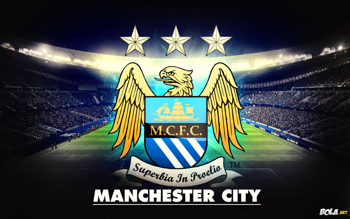 Manchester City Logo HD Desktop Wallpaper High Quality