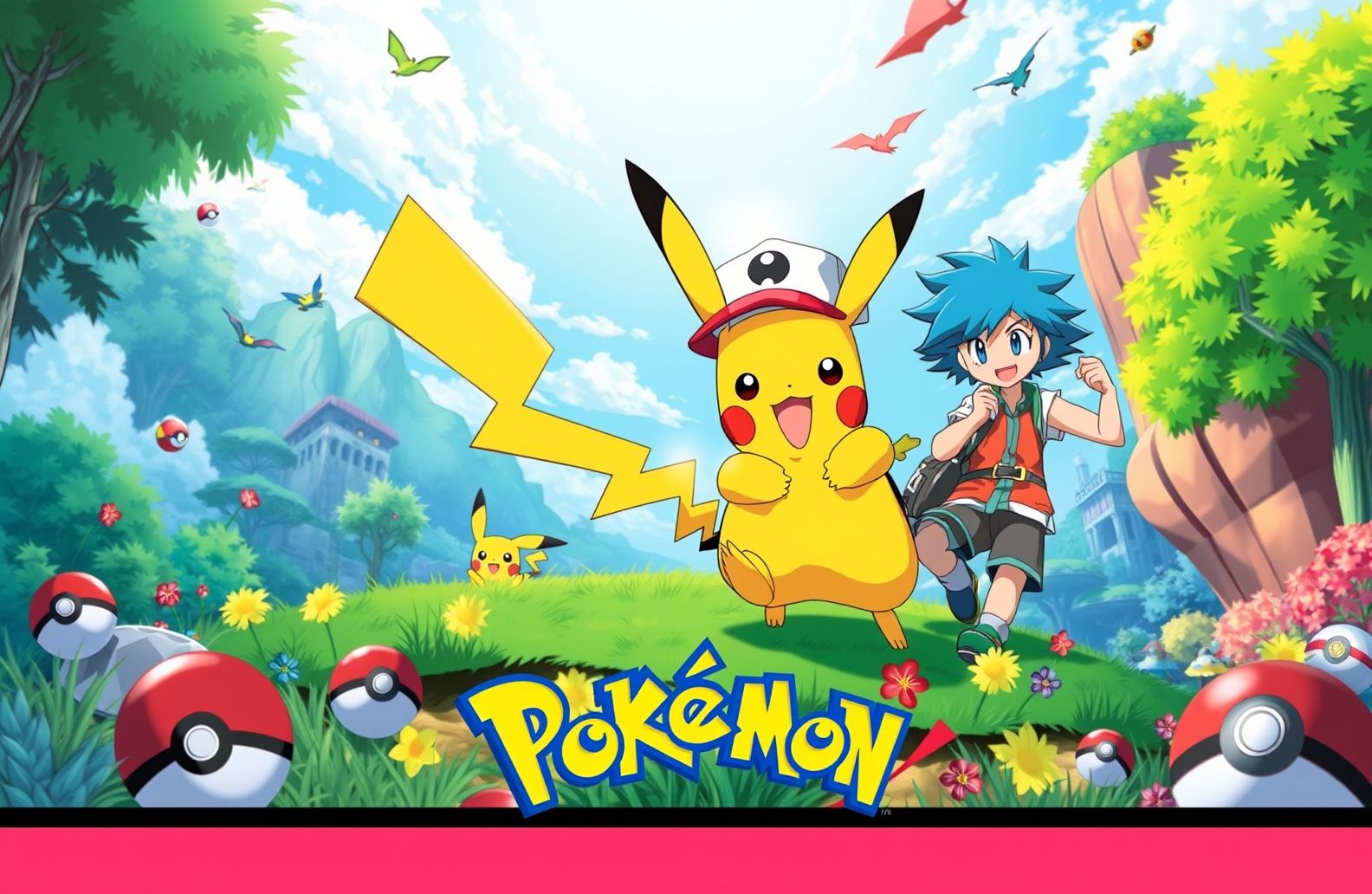 Pikachu And Ash Wallpaper