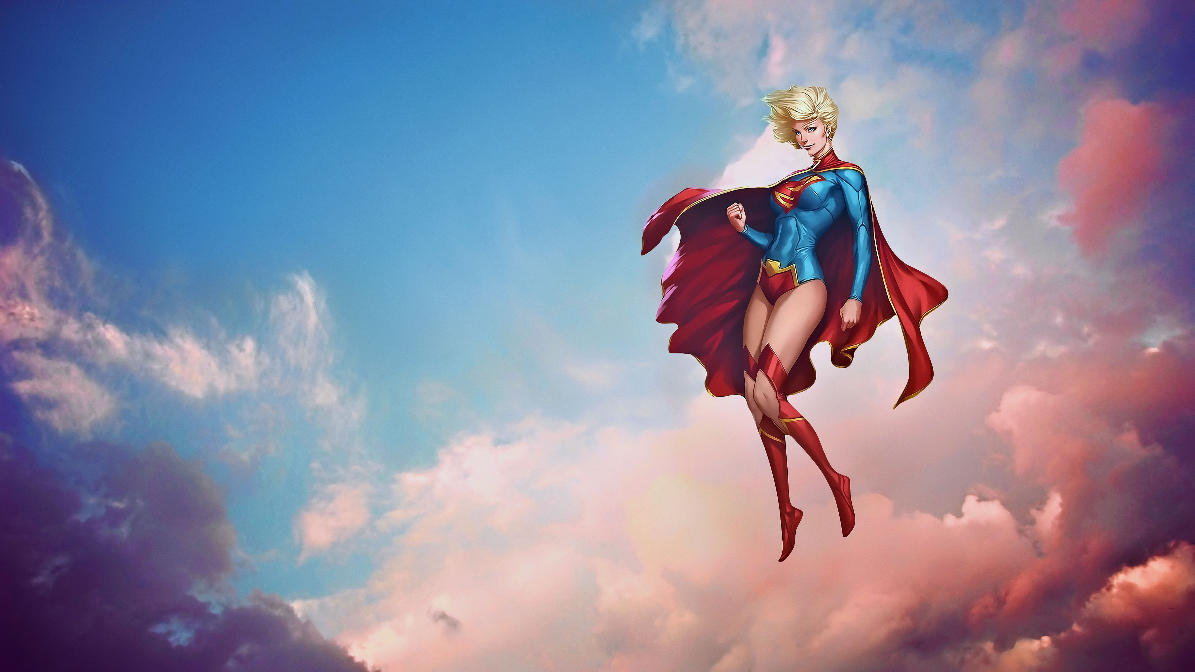 Supergirl Stanley Lau Superman Superhero Superheroines