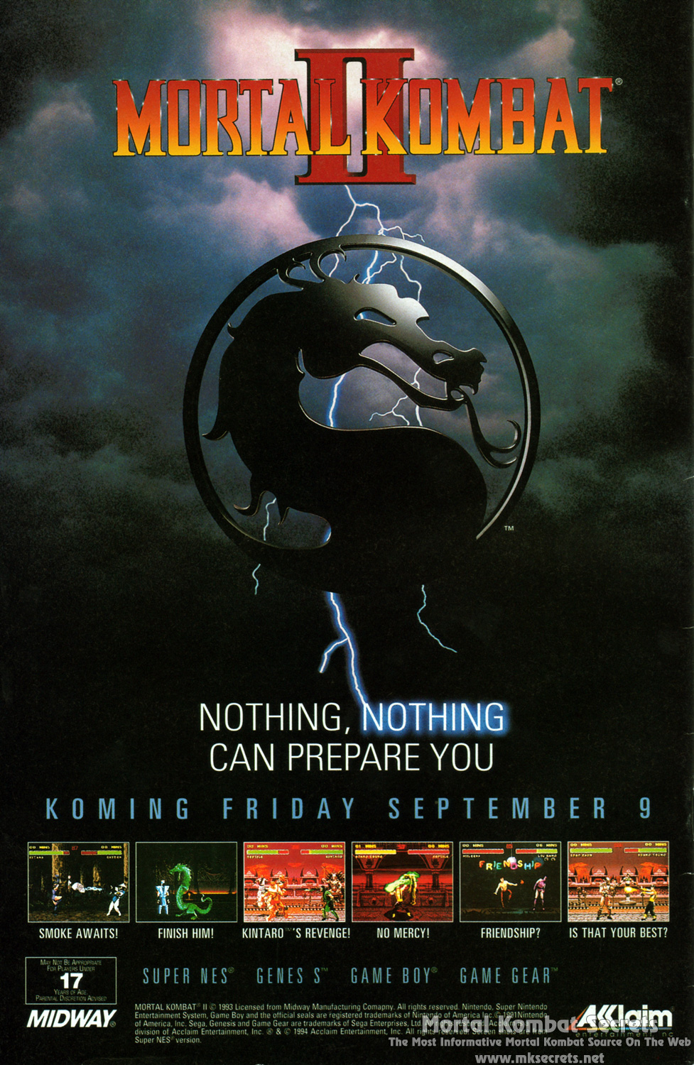Mortal Kombat Ii Wallpaper Video Game Hq