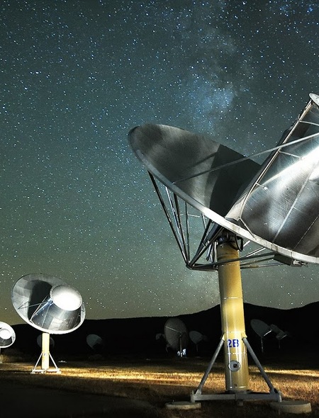 Radio Dishes Used By Seti Wallpaper For Phones And Tablets