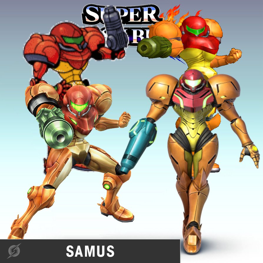 Super Smash Bros Samus By Batnight768