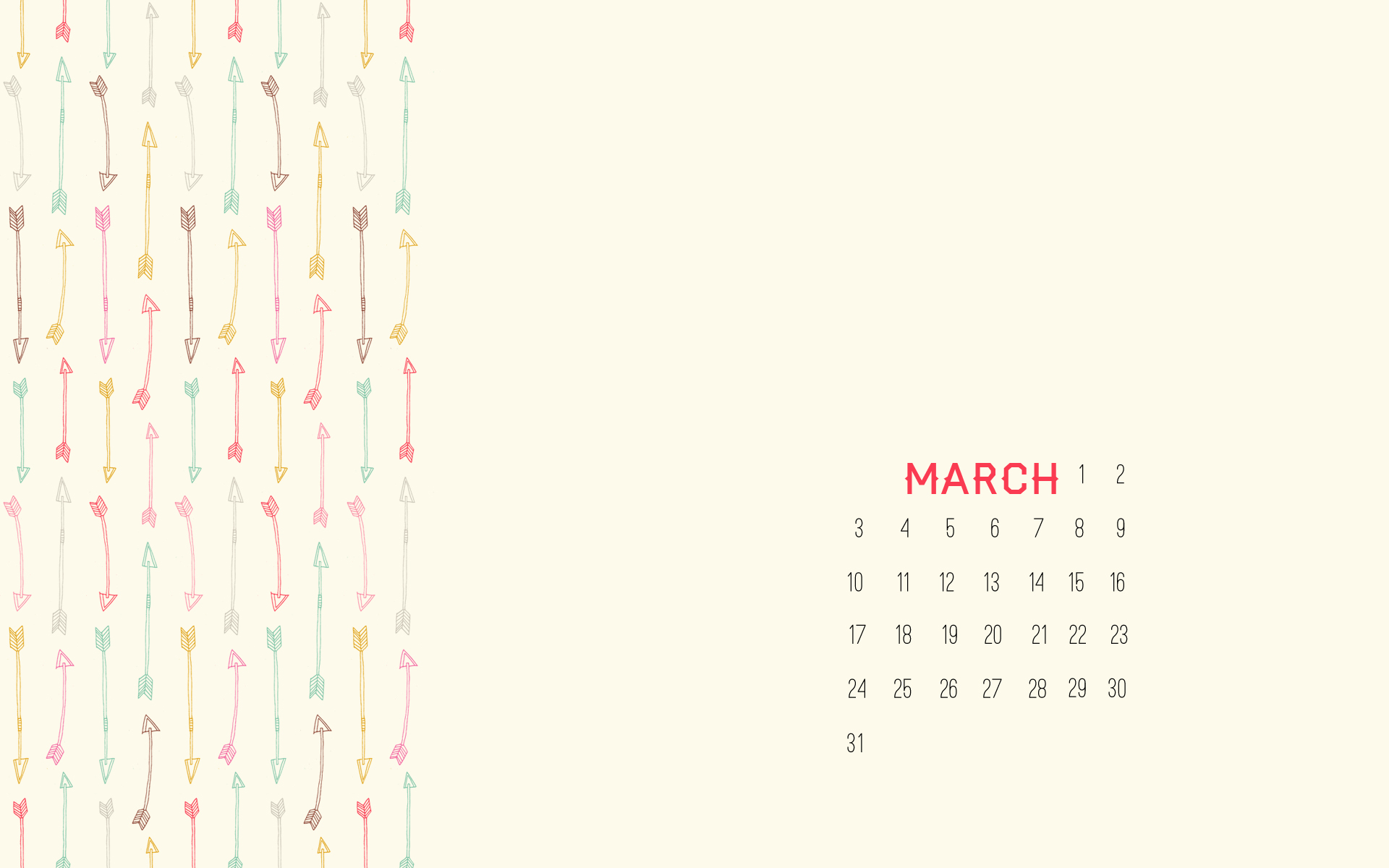 March Desktop Wallpaper Close2myart