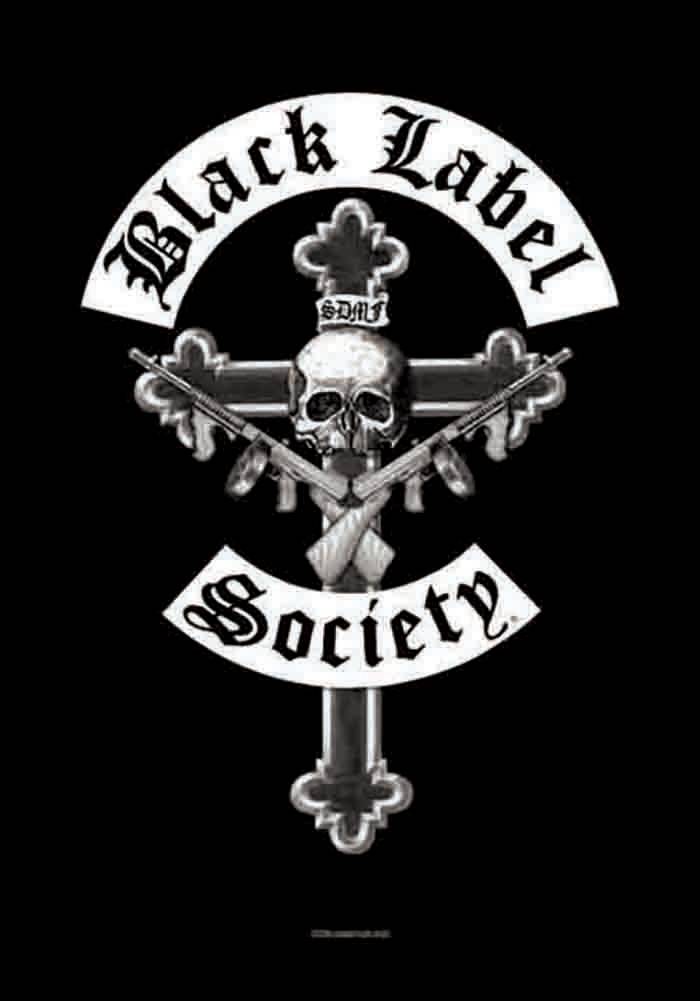 Decor Posters Prints Black Label Society Crucifix Fabric Poster