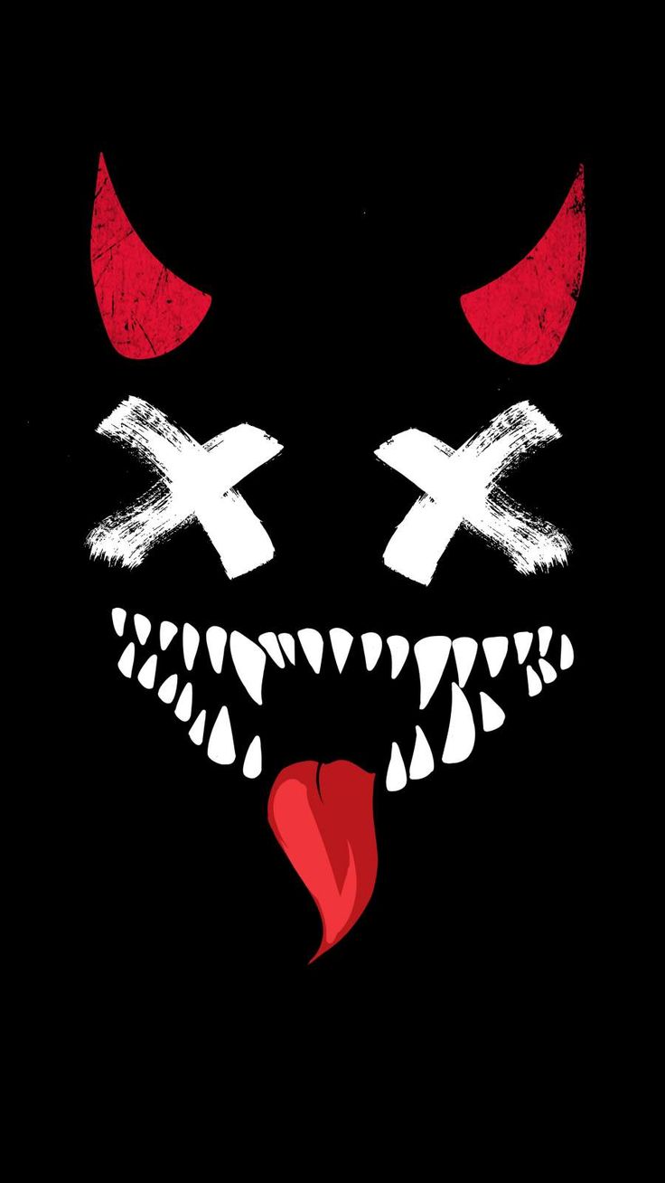 Evil Smile iPhone Wallpaper