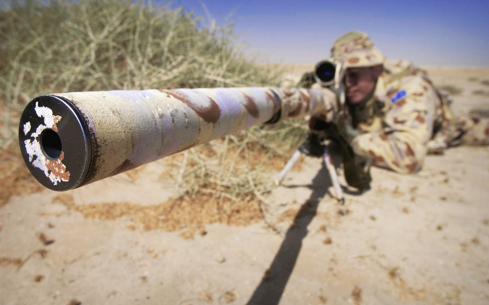 Desert Sniper Wallpaper HD