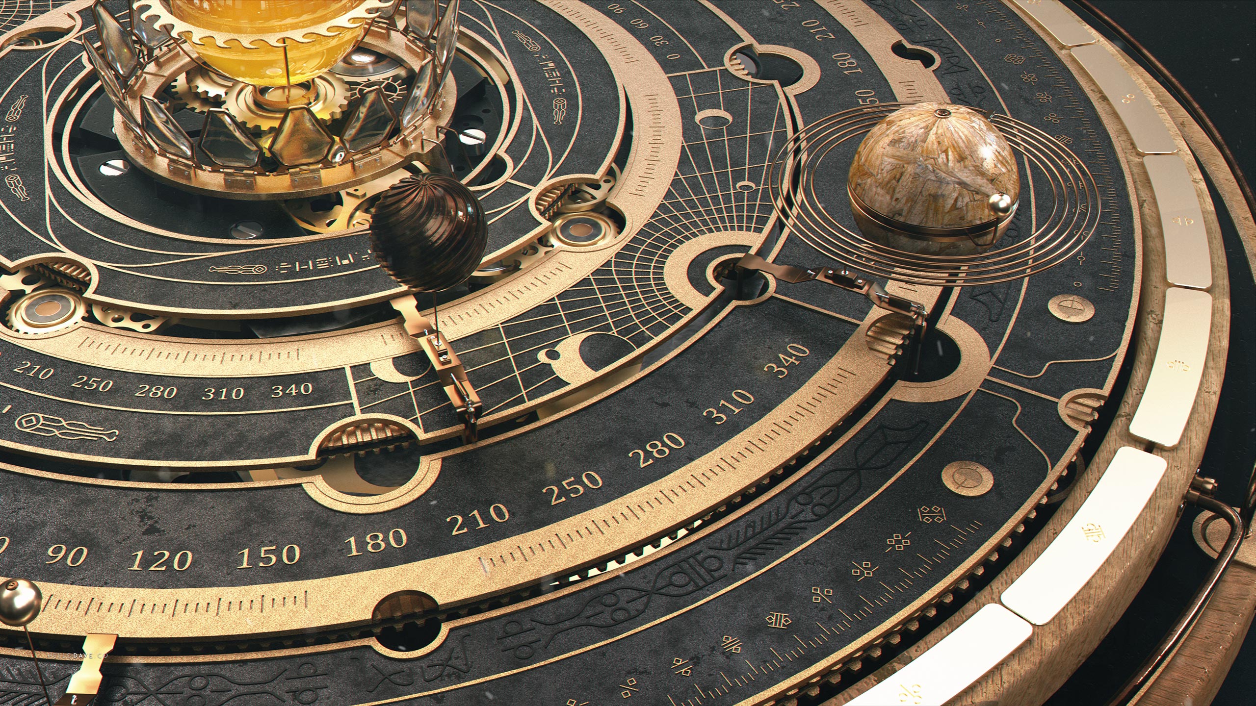Steampunk Astrolabe Table Hellodave