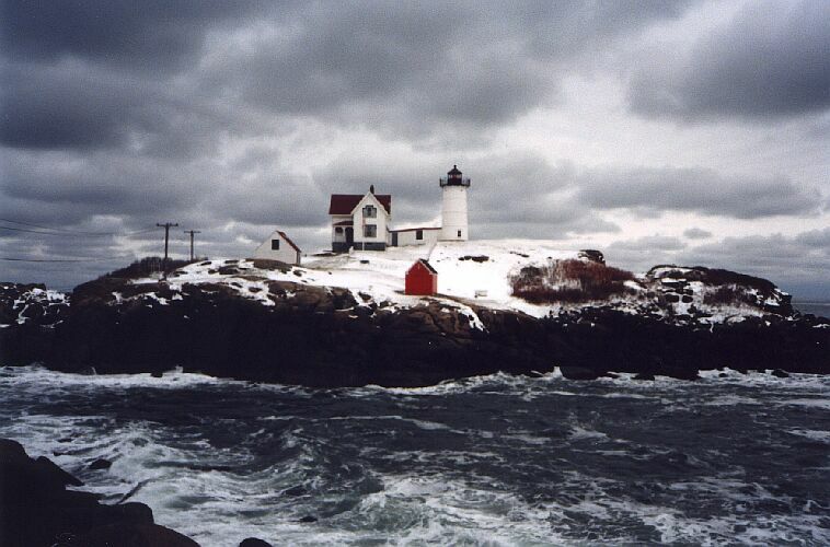 Lighthouse Photo By Snow W Frost November Cape Neddick