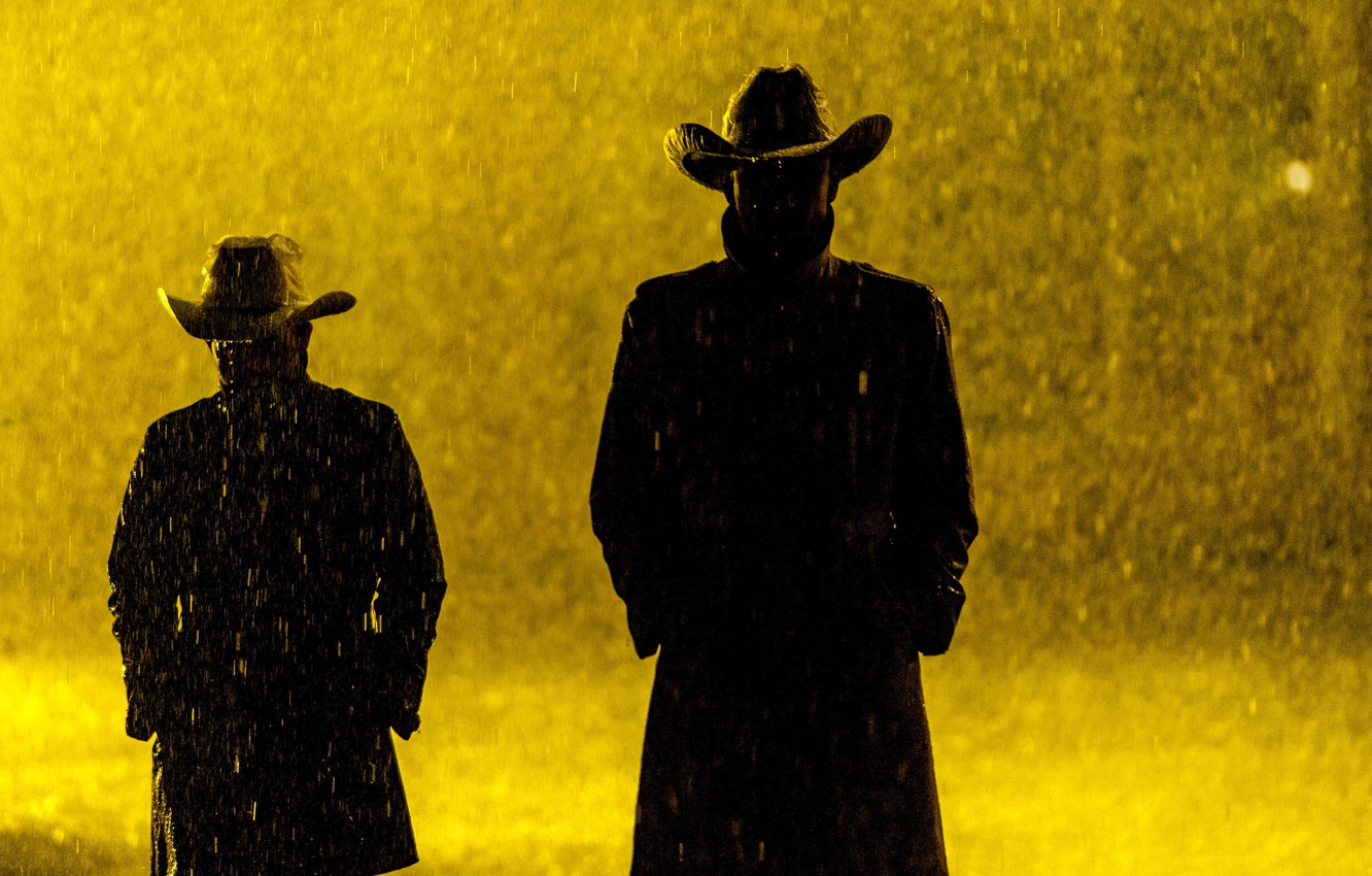 Wallpaper Horror Rain Hat Yellow Man Angels Supernatural