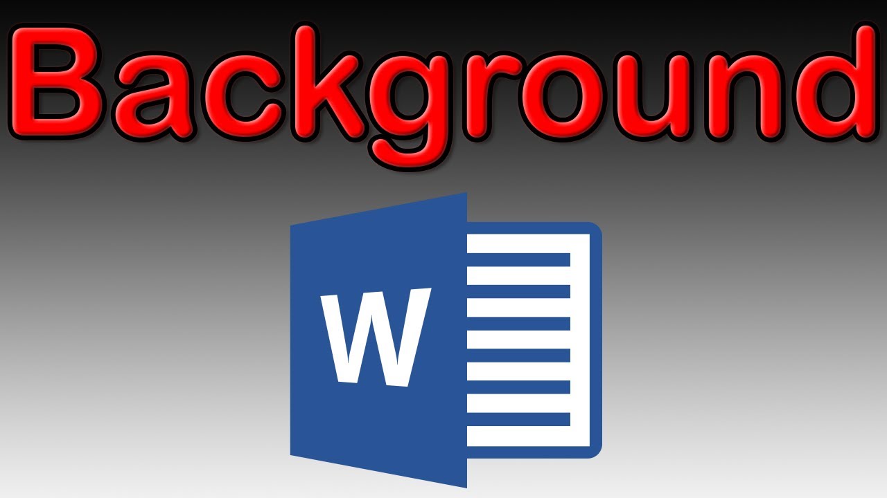 How To Insert And Set A Background Image In Word Tutorial