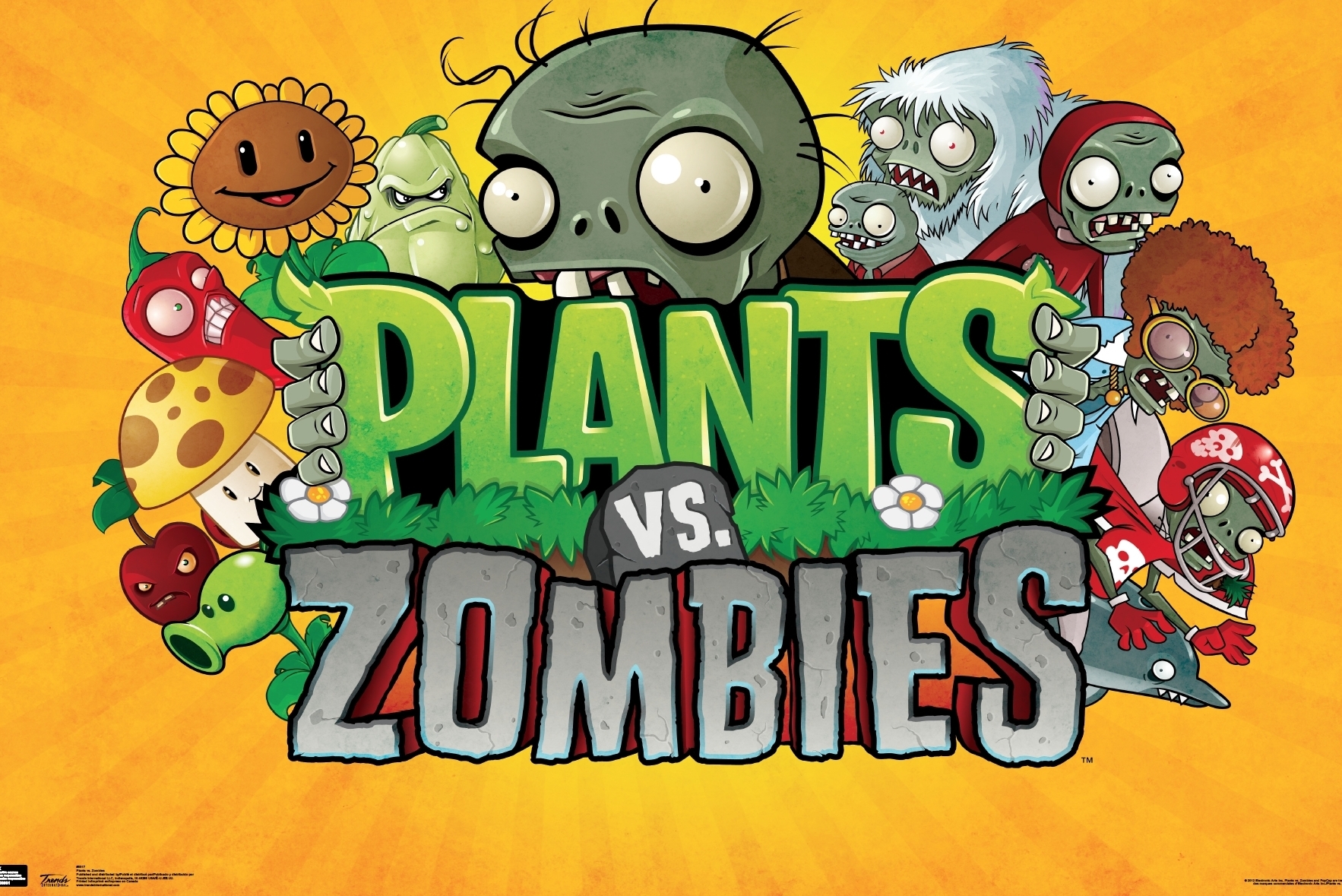 Download Plants vs Zombies HD Wallpaper - Wallpaper Safari