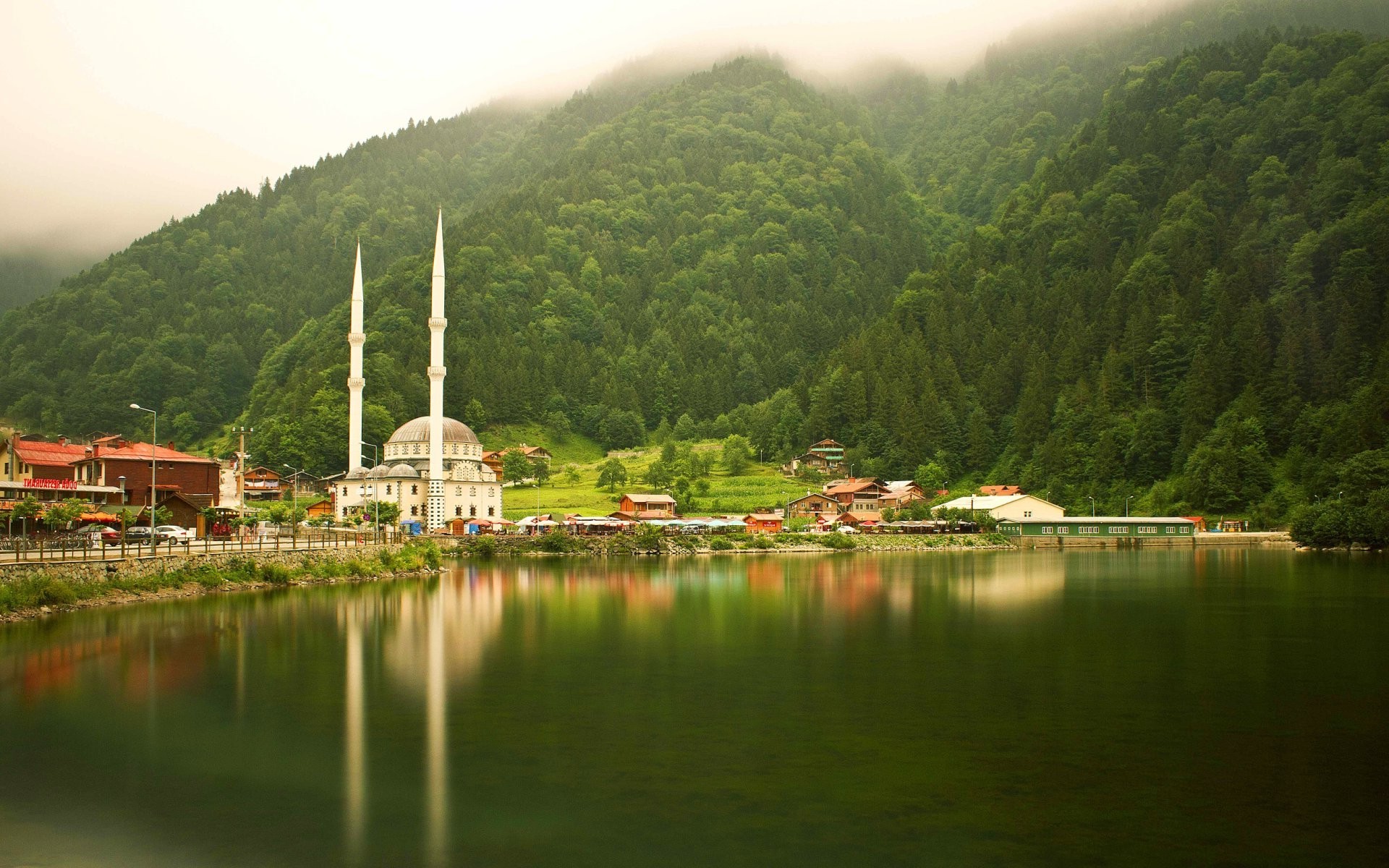 Nature Landscape Turkey Uzung L Trabzon Mosques Trees