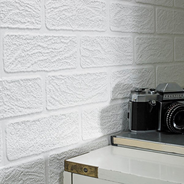 Brick Paintable Wallpaper by Graham and Brown 600x600