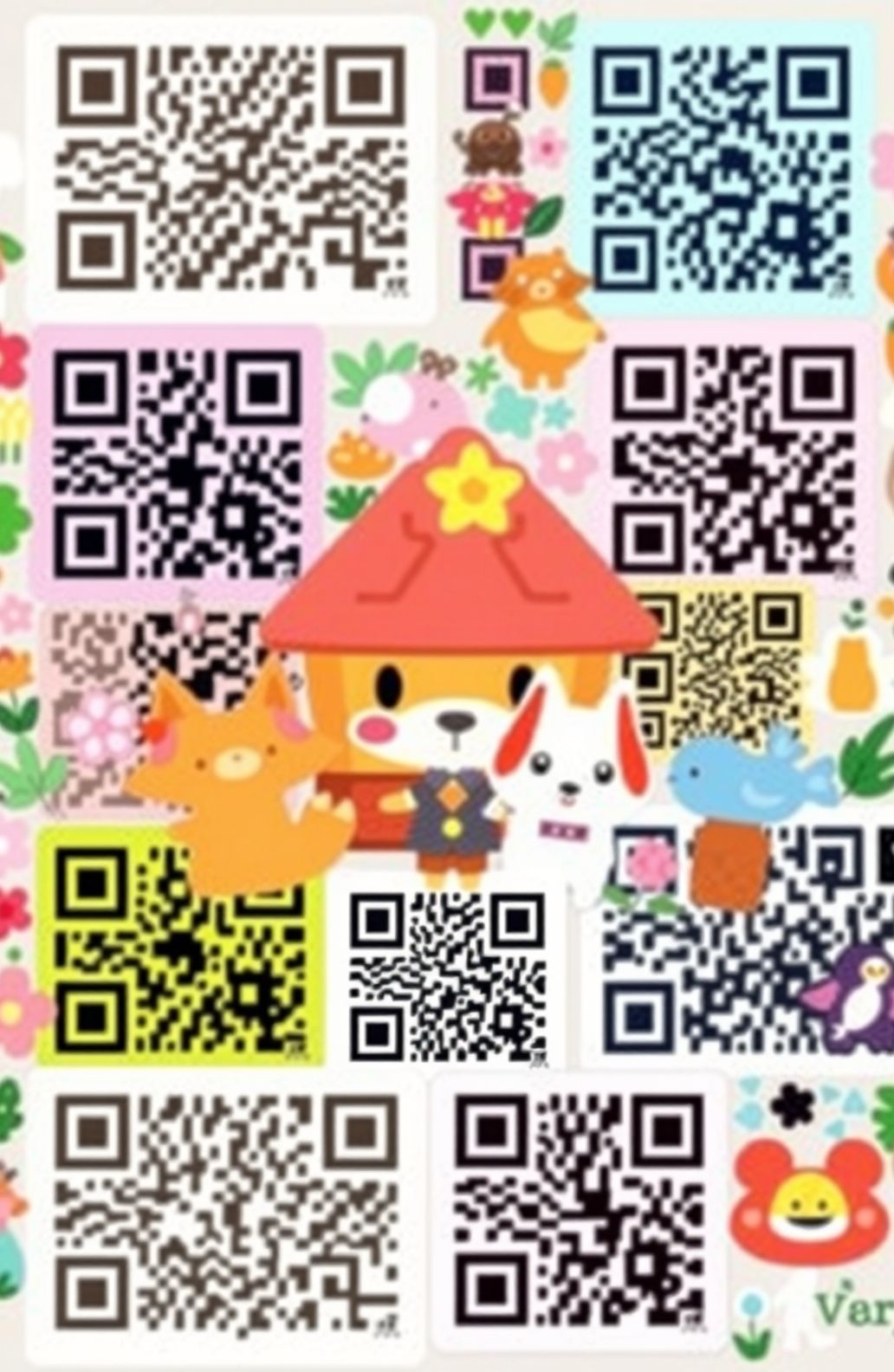 Animal Crossing Qr Codes Wallpaper