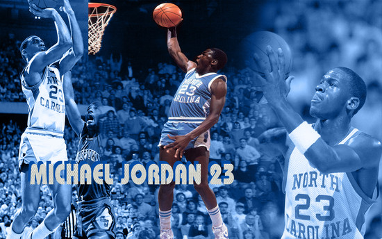Vintage Nike North Carolina Tar Heels Michael Jordan Basketball Jersey