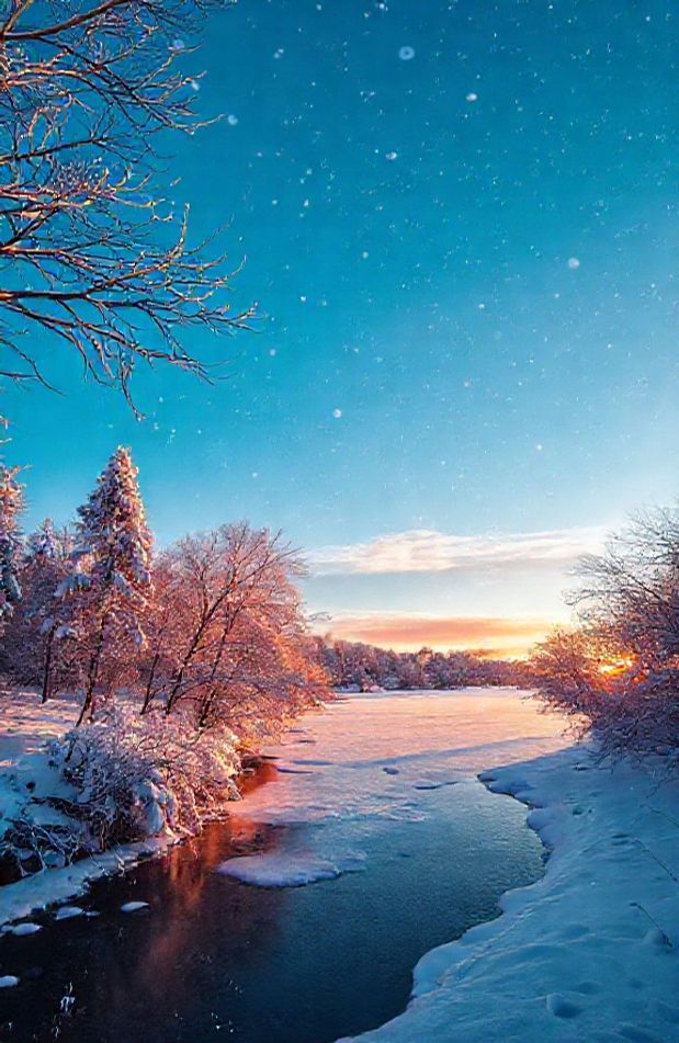 Winter Background Wallpaper