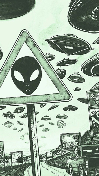 grunge alien tumblr background