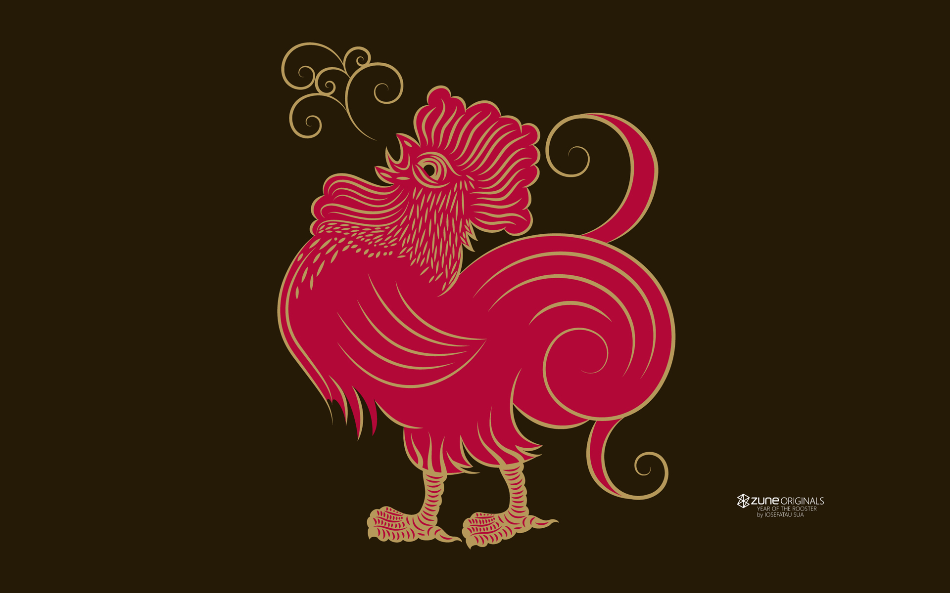 Year Of The Rooster Chinese Zodiac Wallpaper