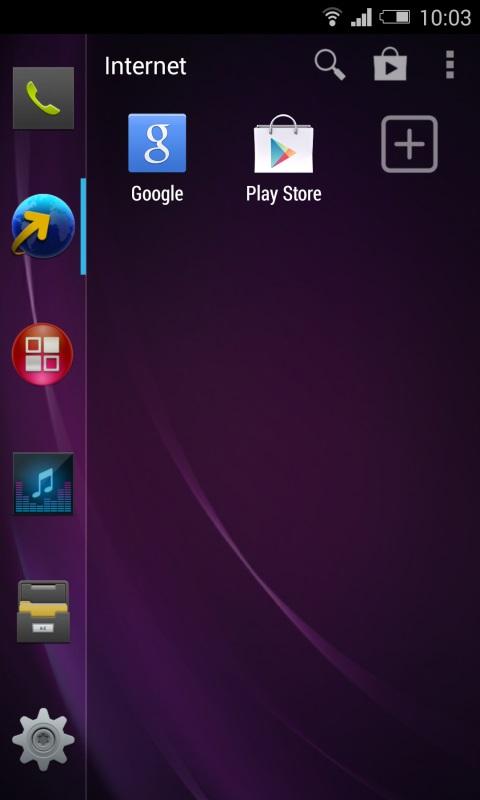 Blackberry Z10 Smart Theme Screenshot