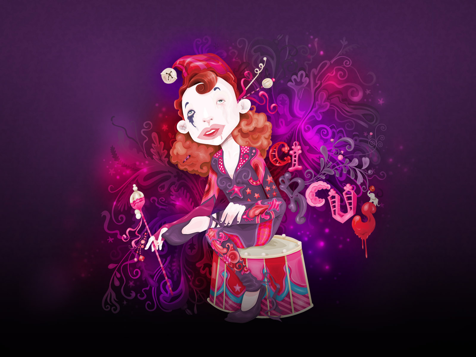 Clown Wallpaper Background