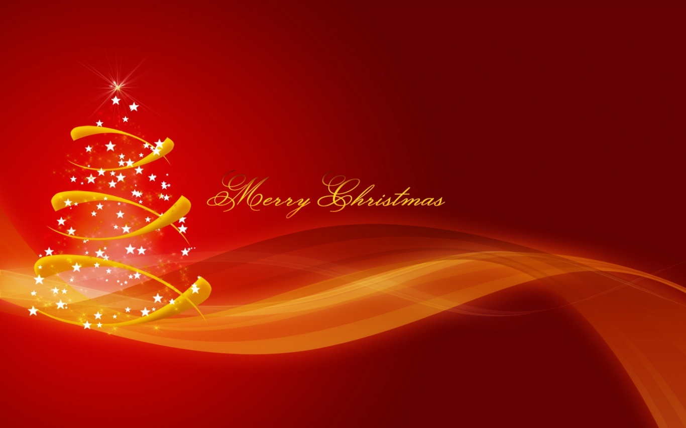 1366x768 Merry Christmas desktop PC and Mac wallpaper