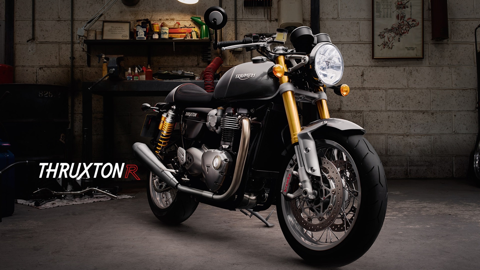 Triumph Thruxton R HD Wallpaper Iamabiker Everything Motorcycle