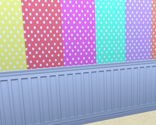 My Sims Polka Dot Wallpaper By Simblehopper