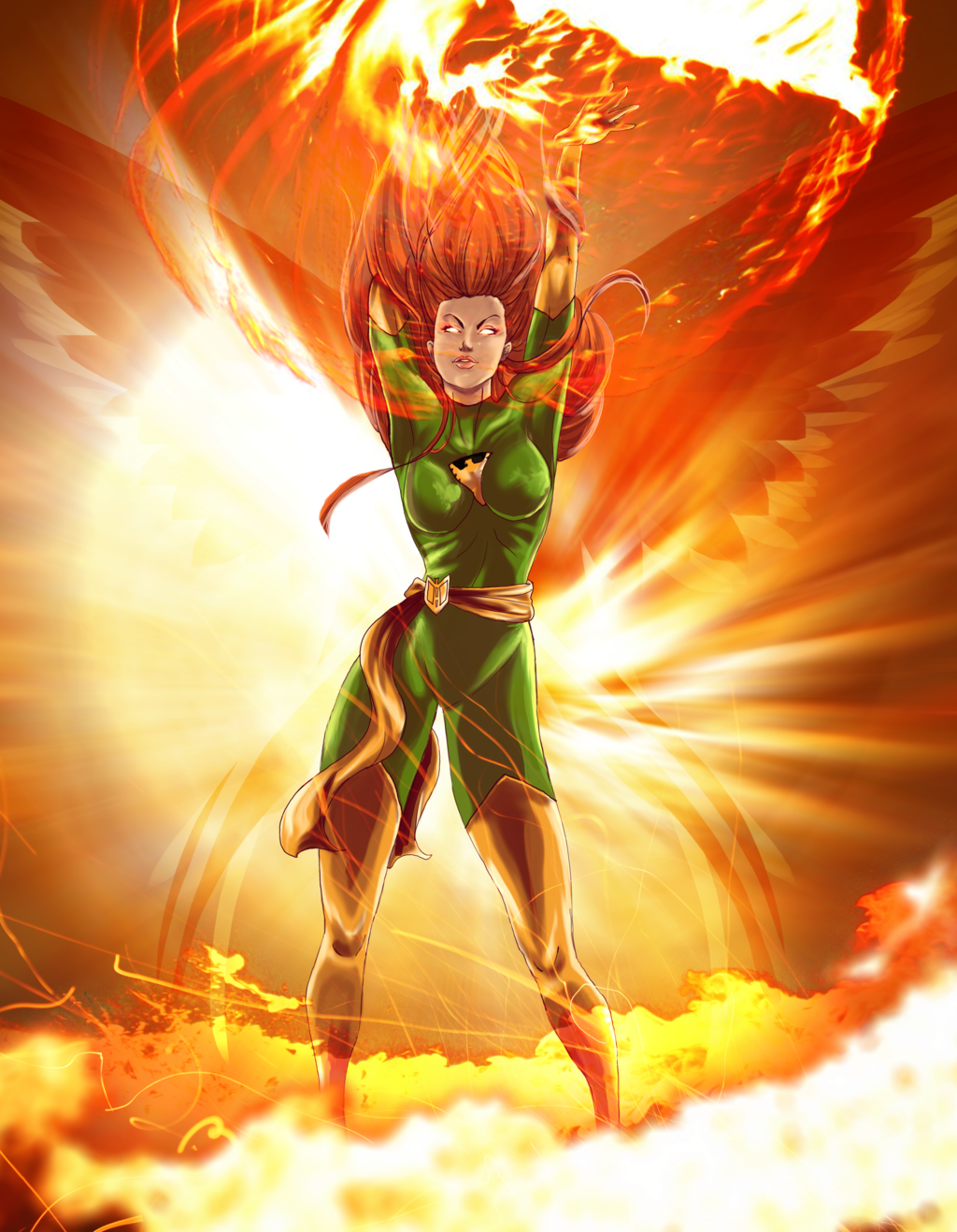 Phoenix Jean Grey by Kachumi