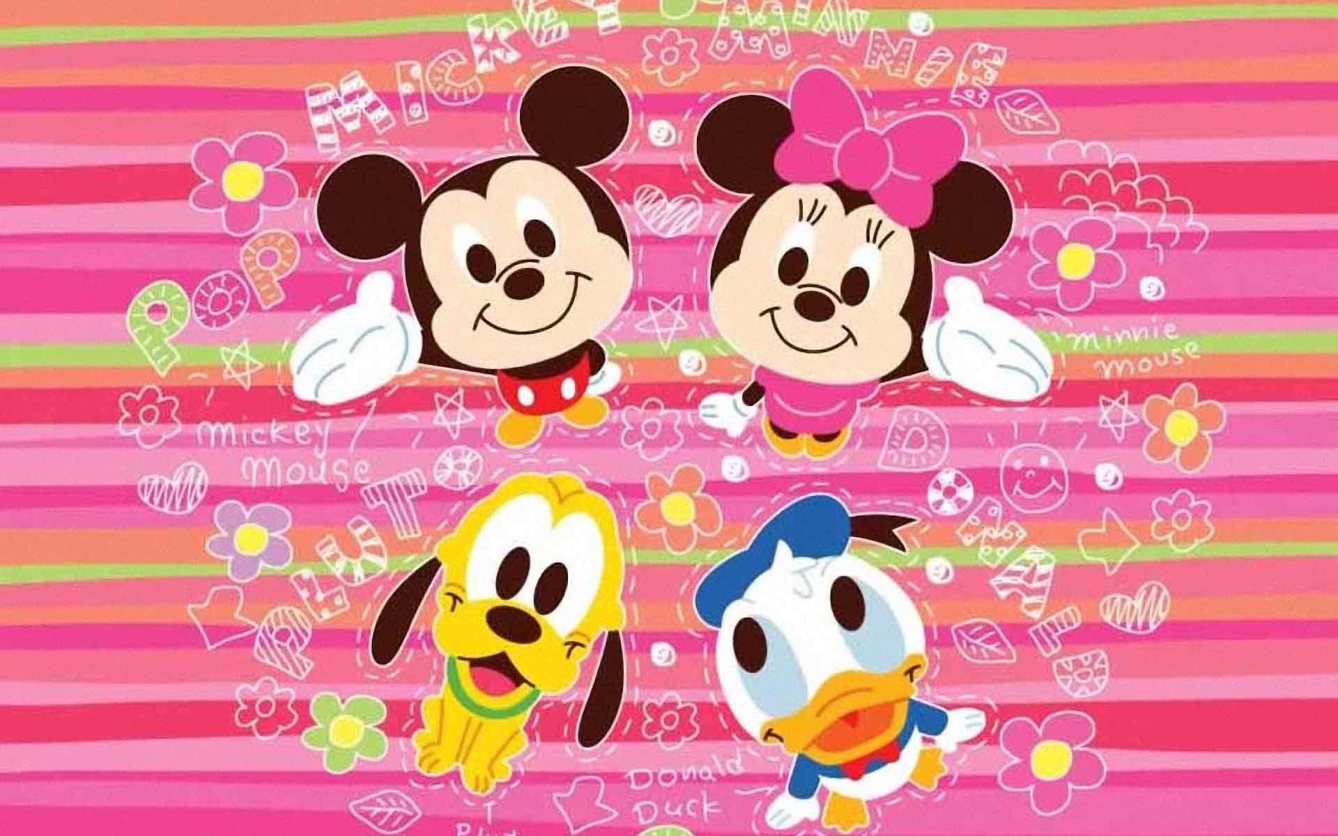 Minnie Mouse Pink Wallpapers 9672 Wallpaper Cool Walldiskpapercom