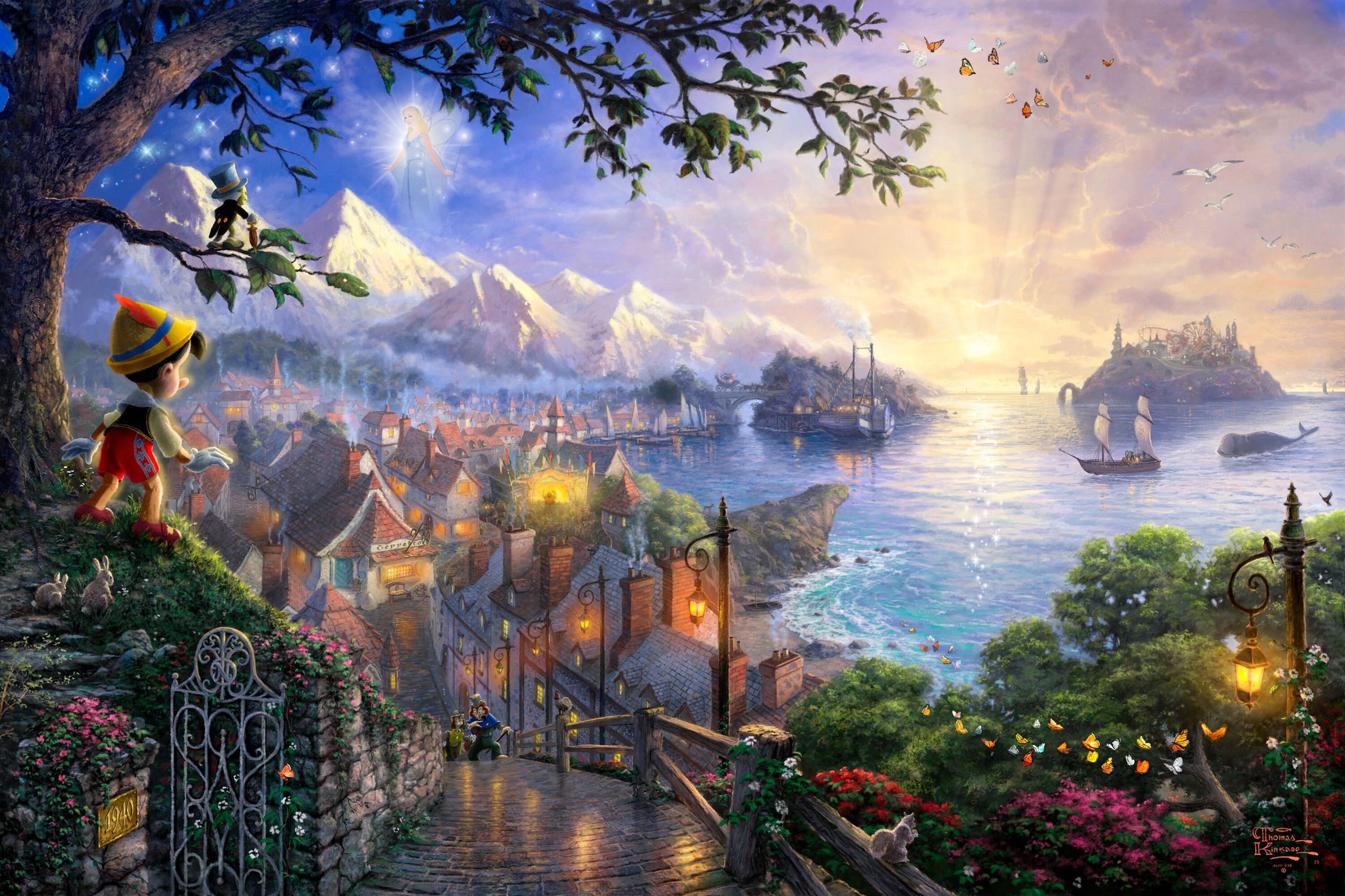 Paintings Pinocchio HD Wallpaper And Background Photos