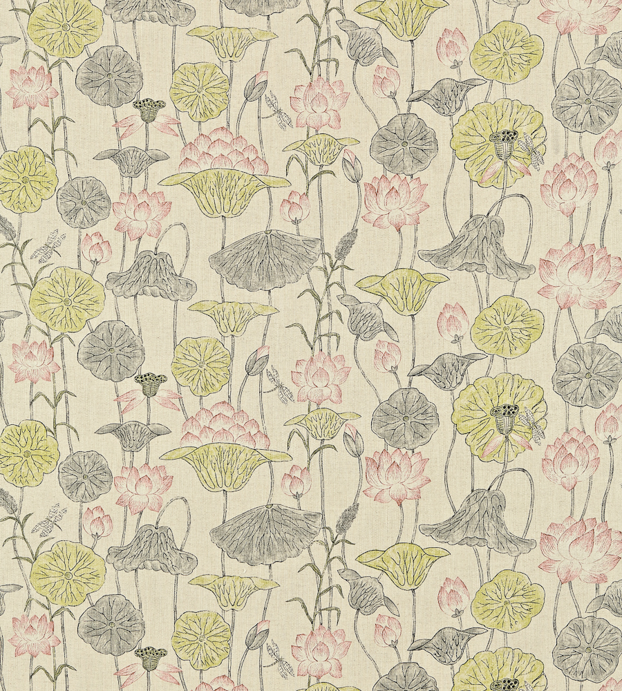 Fell For Zoffany S Lotus Flower Fabric When I Spied It At