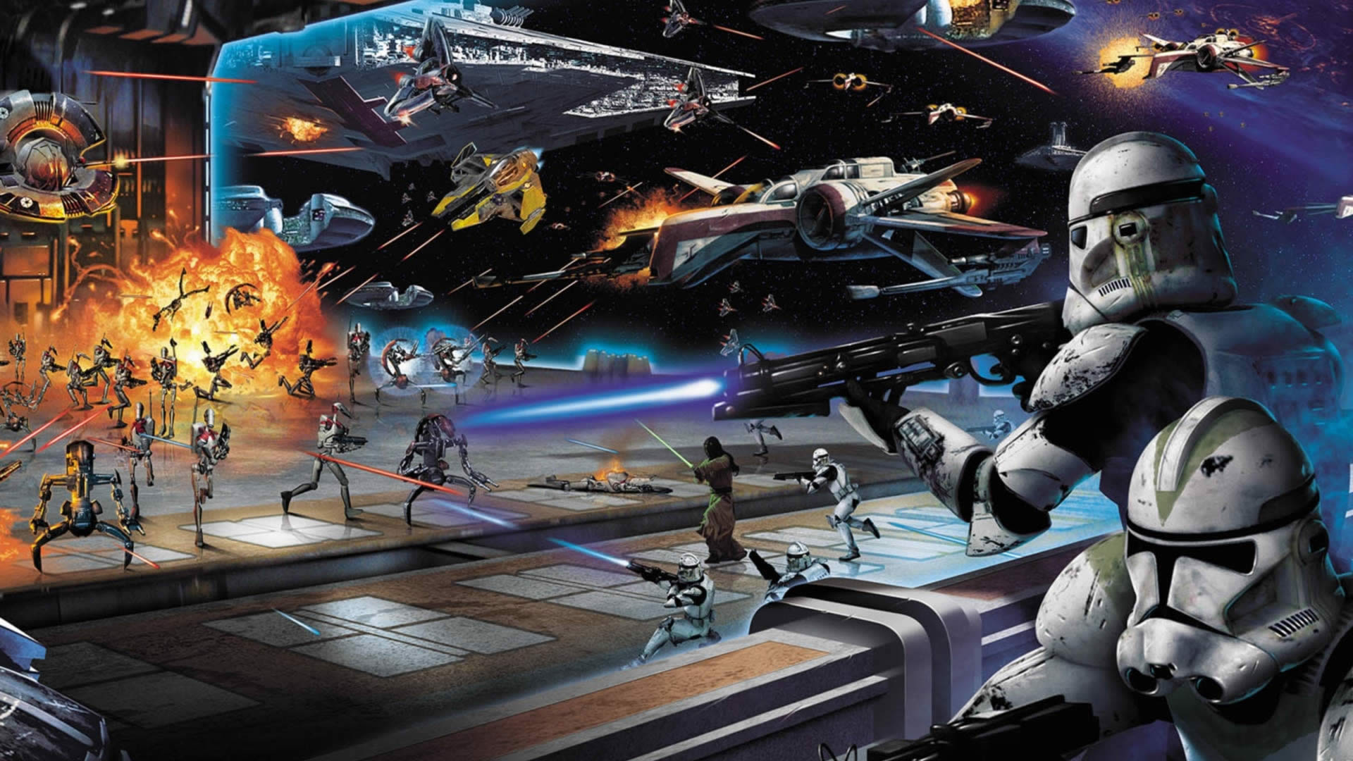 Epic Star Wars Wallpaper Top Background