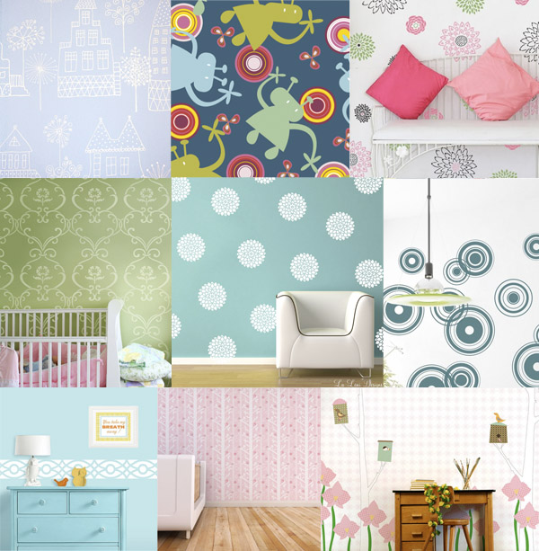 Inspiration Design Board Wallpaper Decals For The Nursery This