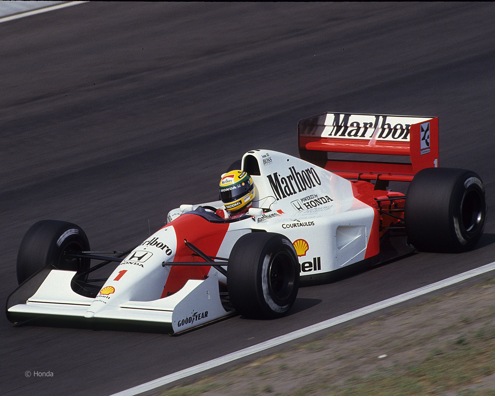 Ayrton Senna Mclaren Honda Mp4 7a Hungaroring F1 Fanatic