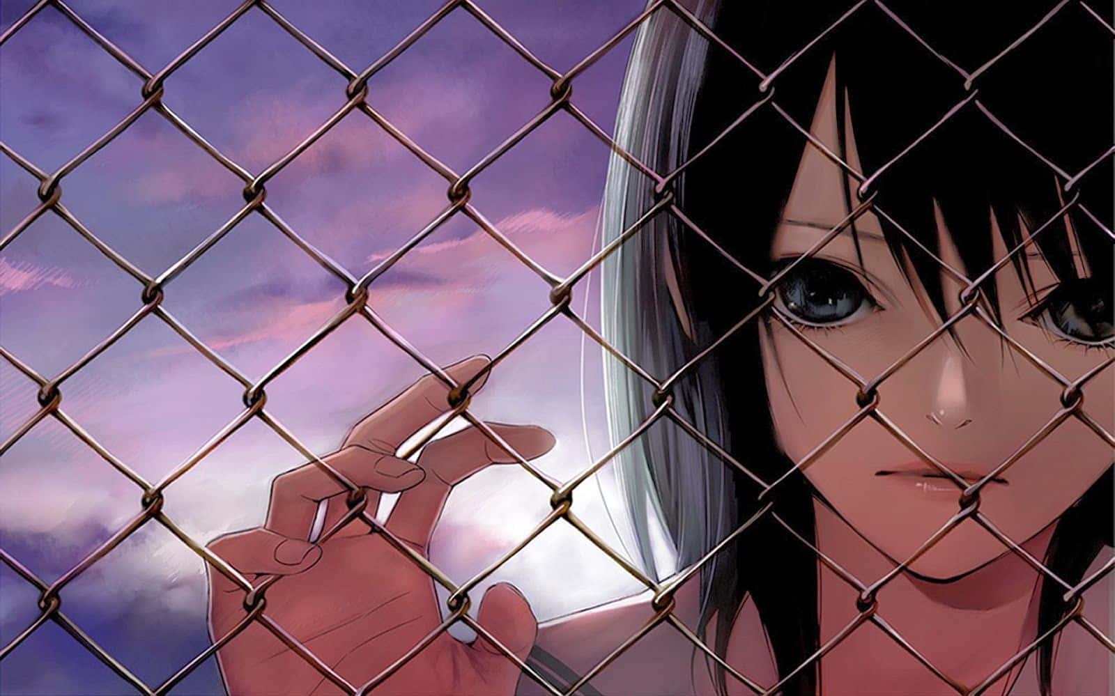 Anime Girl Aesthetic Background Wallpaper
