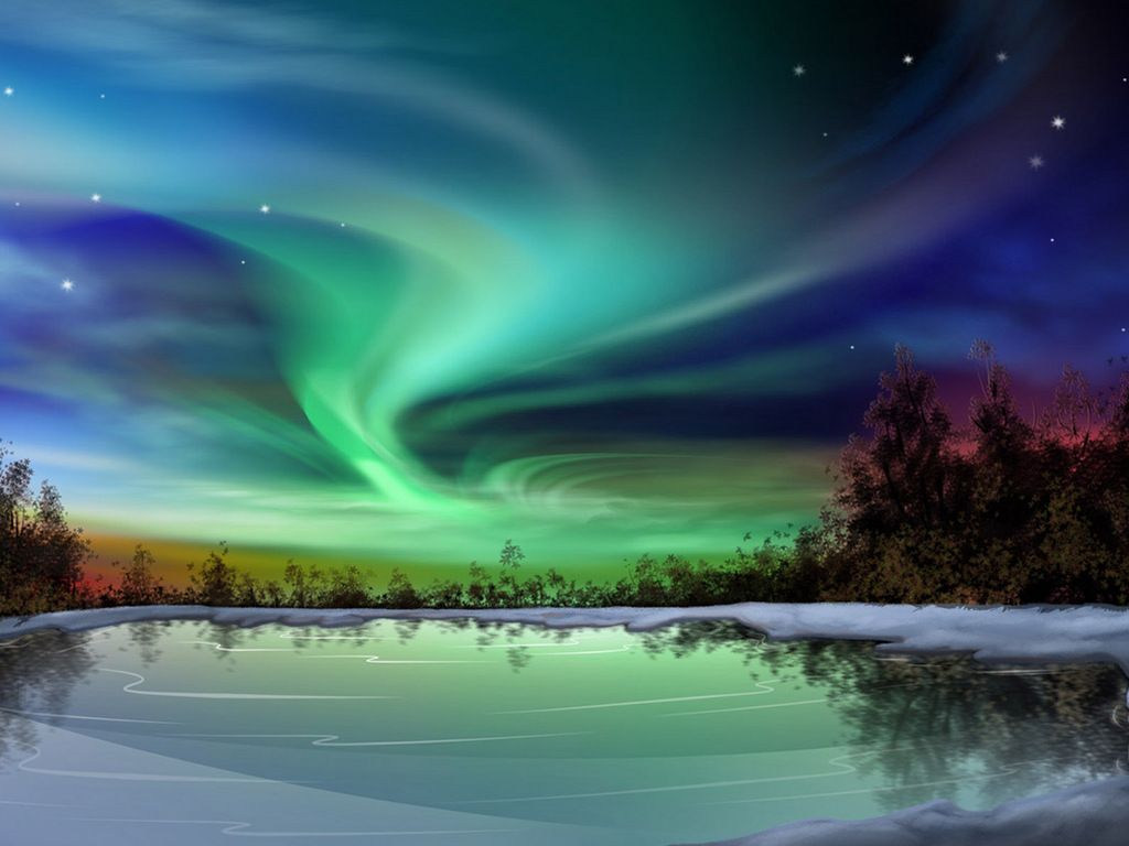 Aurora Borealis Mac Wallpaper Wallpaperpc