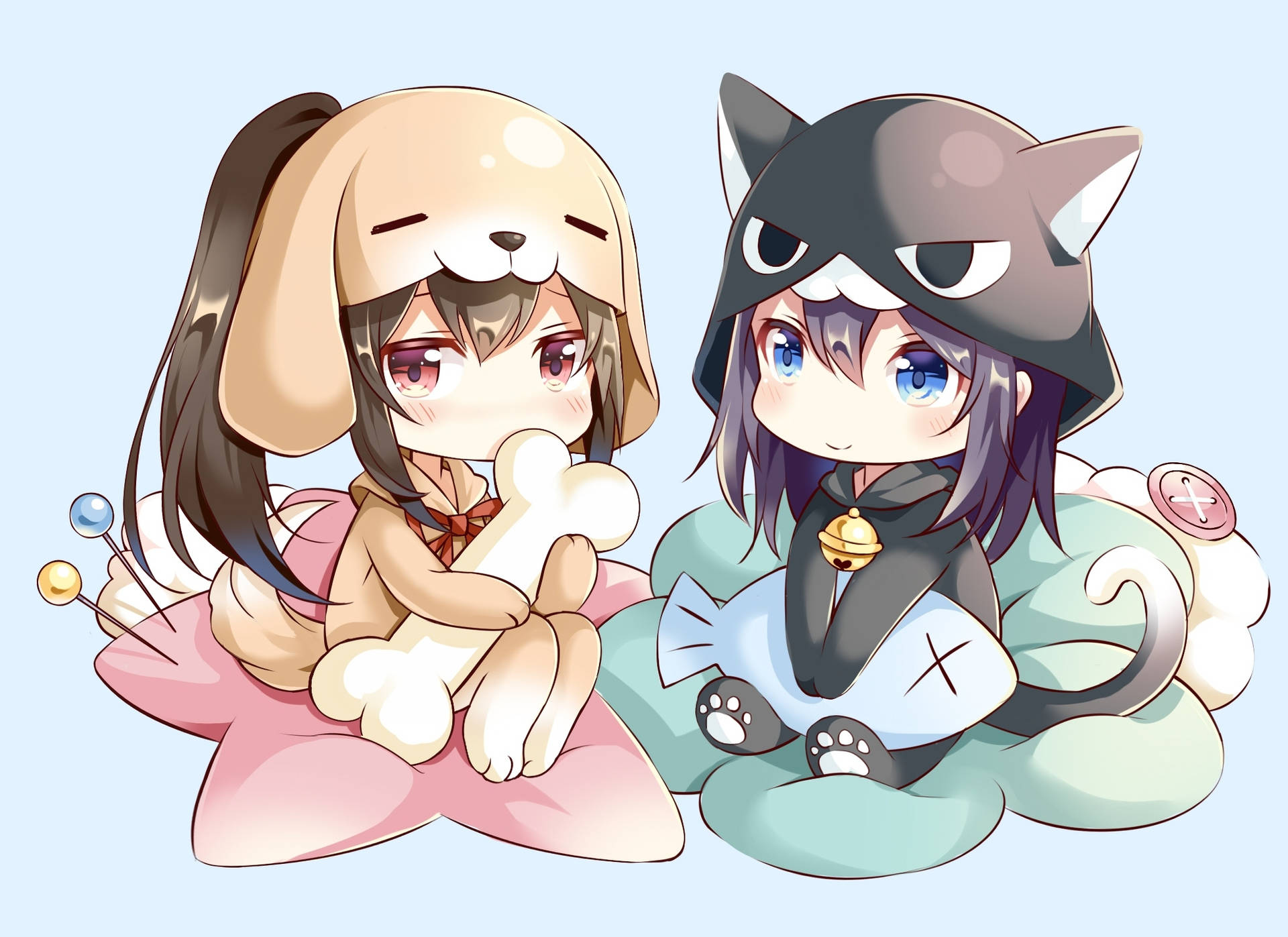 Anime Girl Hoodie Wallpaper