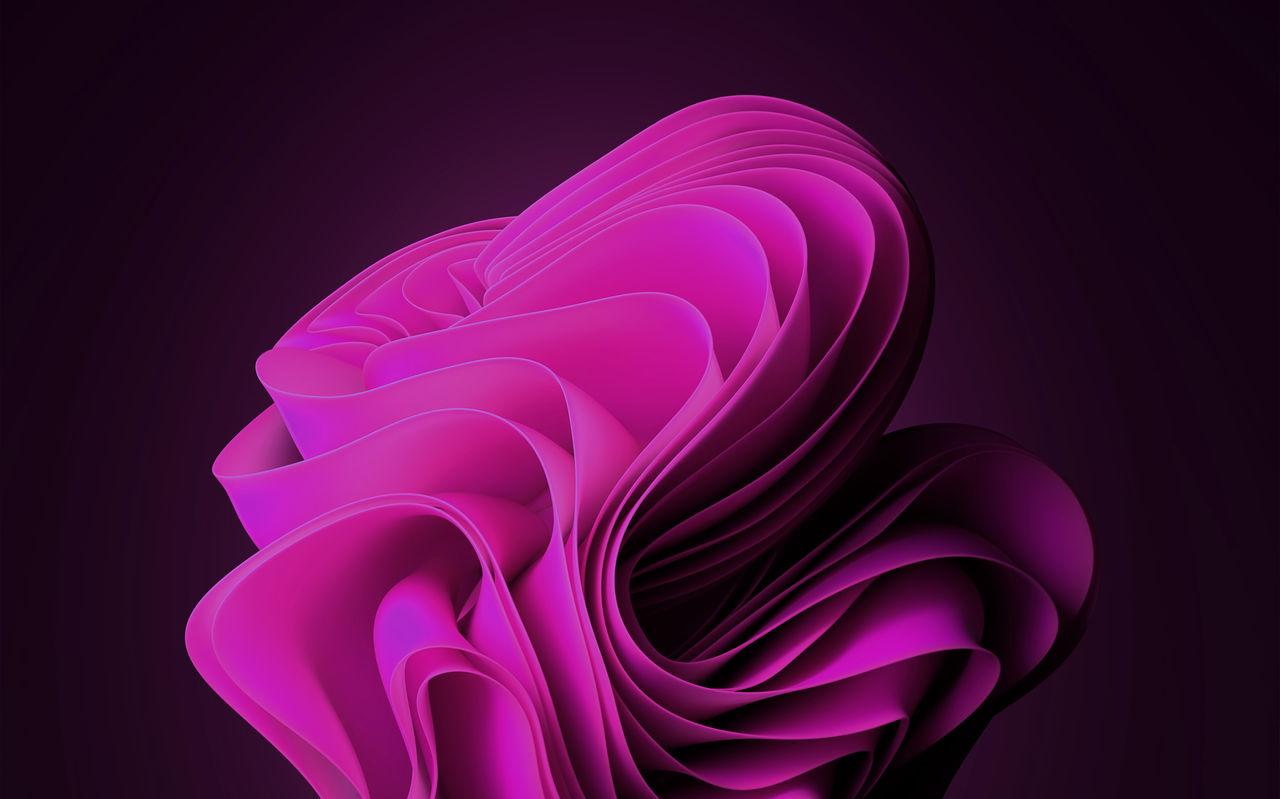 Windows Pink Color Default Wallpaper By Theekshananirmal On