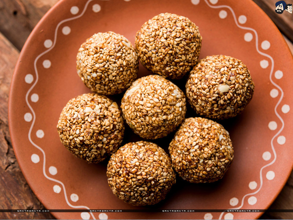 Makar Sankranti Special Sweet Tilgul Laddus Made Up Of Sesame