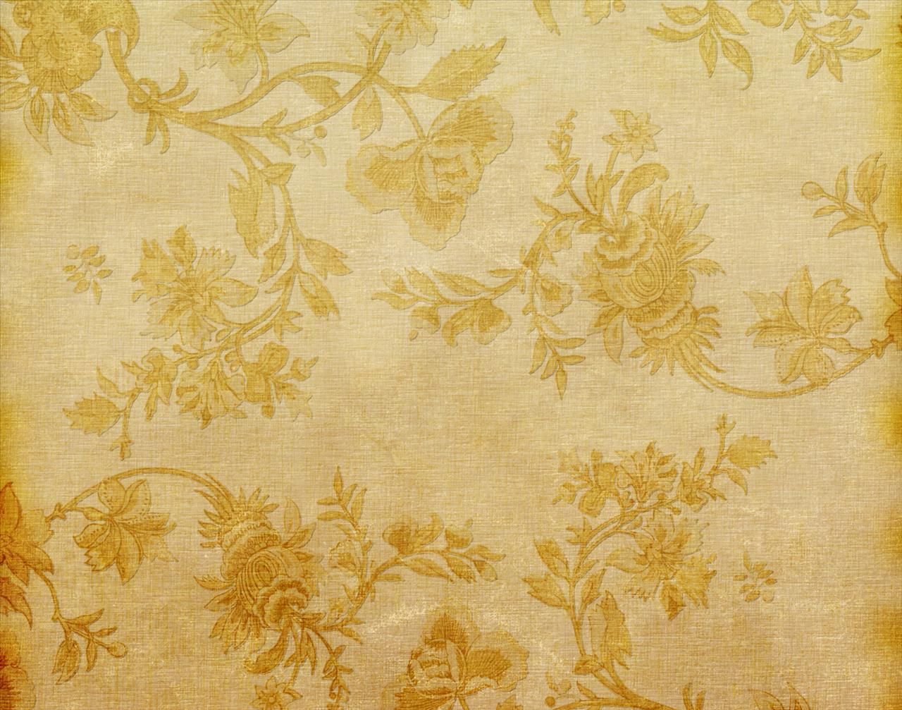 Vintage Yellow Wallpaper