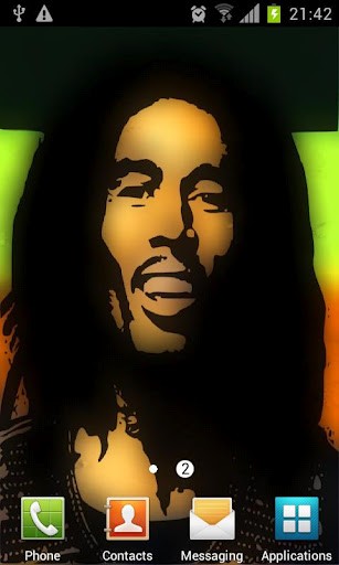 Bigger Bob Marley Live Wallpaper For Android Screenshot