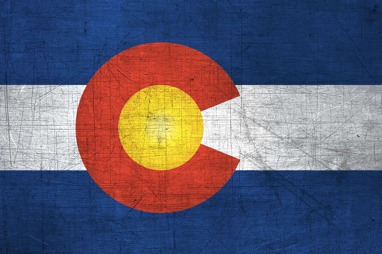Coloradan Flag Metal Of Colorado It For