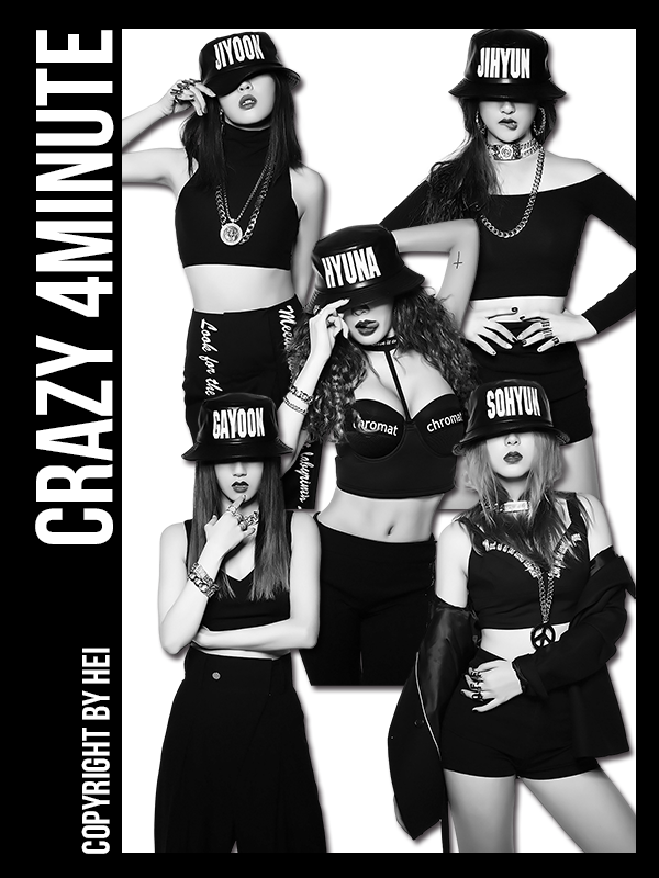 Crazy 4minute Png5p By Hyukhee05