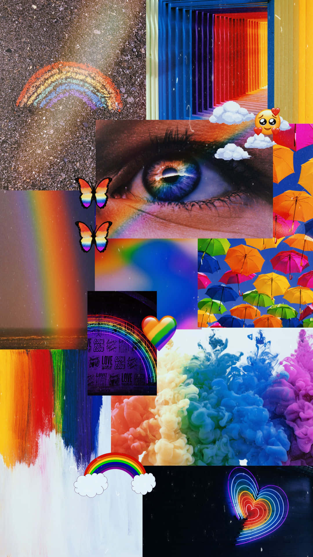 The Magic Of Rainbow Aesthetics Wallpaper