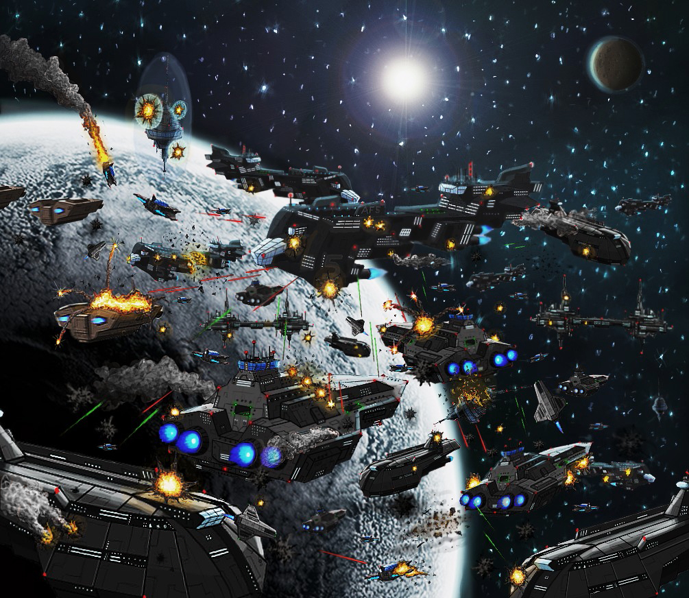 STAR WARS SPACE BATTLE   See best of PHOTOS of the STAR WARS movies