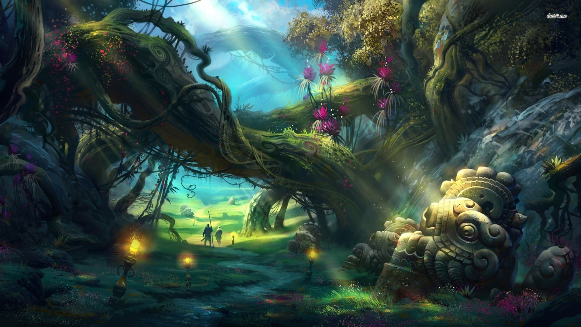 The Enchanted Forest Wallpaper Full HD