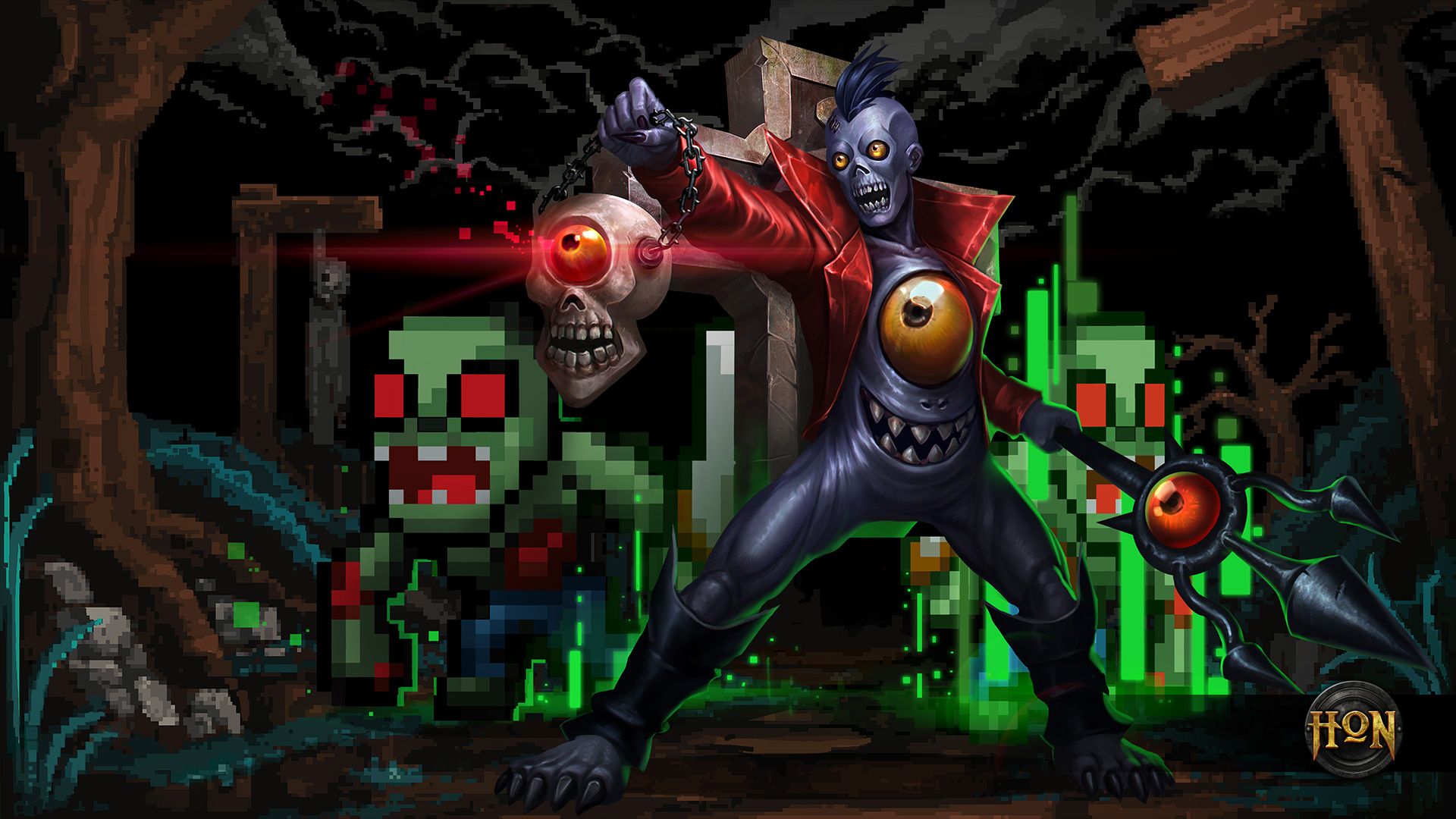 Pixelkeeper Gravekeeper Wallpaper