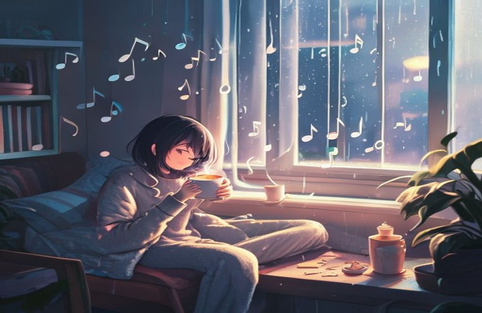 Lofi Anime Aesthetic iPad Wallpaper
