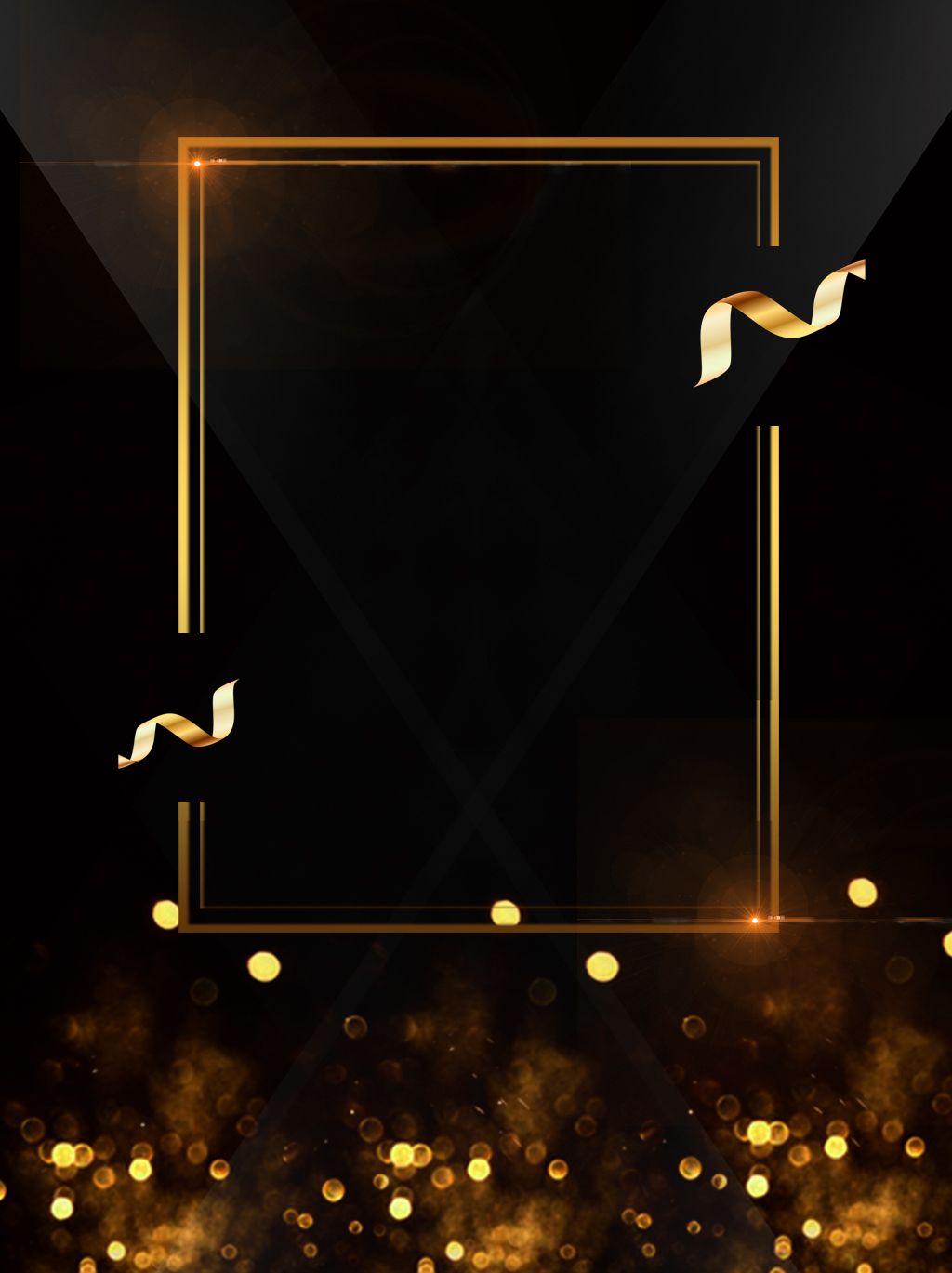 Black Gold Wind Creative Background Design